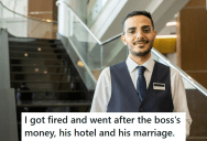 New Hotel Owner Tried To Find Reasons To Fire An Employee, So He Started Gathering Incriminating Information. And After He Got Fired He Enacted Epic Revenge.