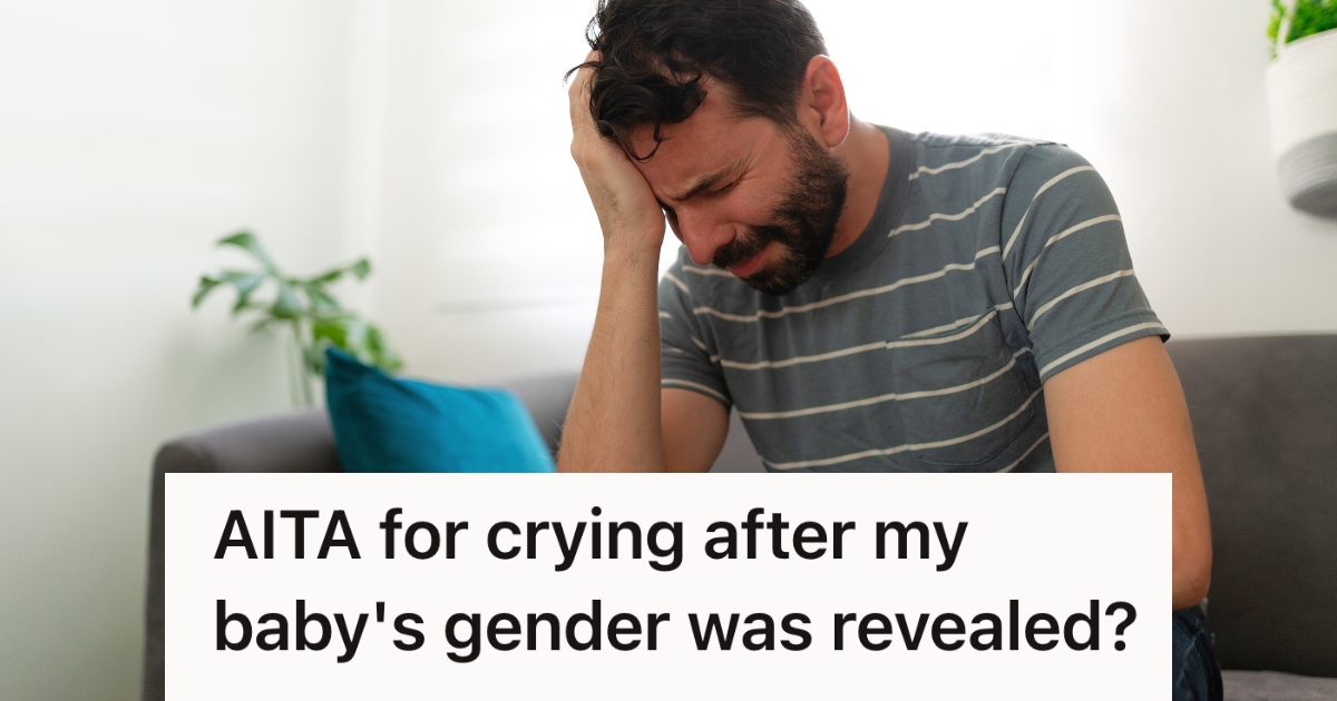 Hubby Feared He Would Repeat His Father’s Mistakes, And He Cries After His Son’s Gender Reveal. Now His Emotional Retreat Has Ended Up Straining His Marriage.