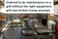 Navy Electrician Was Told To Fake A Maintenance Check On A Grill, So He Refused. And When A Newer Electrician Did It, The Grill Overheated And Broke Down, Which Got The Commander In Trouble.