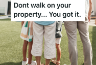 Neighbor Yelled At Kids When They Stood In Her Yard To Get Out Of The Way Of A Car, So The Kids’ Parents Had The Town Install A Sidewalk