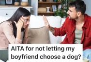 Her Boyfriend Wants To Get A Big Dog, But She Wants A Small One Because He’s Gone A Lot With His Army Job