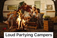 Partiers Ruined A Camping Trip For A Family, So A Dad Gave Them A Reminder To Never Do It Again Before He Left