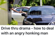 An Angry Man Wouldn’t Stop Honking At A Woman In A Drive-Thru, So She Made Him Look Foolish When She Paid For His Coffee