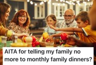 His Family Was Rude About His Wife’s Cooking, So He Refuses To Show Up For Family Dinners Anymore