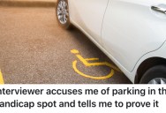 Job Interviewer Assumed She Parked In A Handicapped Spot And Told Her To Prove That She Didn’t, So She Leaves The Interview And Shows Him Exactly How Wrong He Was