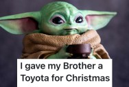 Young Man Pranked His Family Last Christmas With Empty Boxes As Presents, So His Brother Gave Him A “Toy Yoda” Instead Of A New Car The Following Year