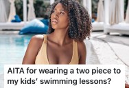 She Wore A Two-Piece Swimsuit To Her Kids’ Swimming Lessons, Leading Other Moms To Complain About Her