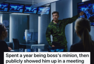 New Army Recruit Works For A Boss Who Has No Idea What Anyone Is Doing, So During A Meeting The Newbie Proved He Knew More Than His Boss