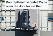 Employee Refuses To Share The Code To A Locked Shed With His Coworker, So They Figure It Out Anyway And Hide It From Them