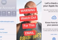 A Tricky New Email Scam Is On The Rise And Here’s What You Need To Know. – ‘Basically verbatim what you would see on the Apple.’