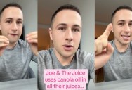 Joe & The Juice Customer Called Out For Lying About What They Put in Their Drinks