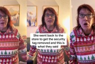 Walmart Shopper Wasn’t Happy That An Employee Wouldn’t Take The Security Tag Off Of Something She Bought Weeks Ago