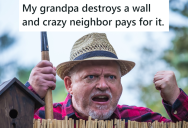 After His Neighbor Kept Piling Up Tons Of Garbage Along A Wall, This Grandpa Had The Wall Destroyed And The Neighbor’s Yard Quickly Flooded