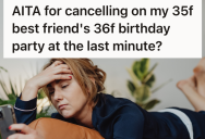 Her Friend Accused Her Of Not Caring After Missing Her Birthday, So She Lashed Out And Said Something So Hurtful It May Damage Their Friendship Forever