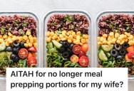 New Husband Spends Hours Per Week Meal Prepping For Himself And His Wife, But When He Finds Out What She’s Been Doing With Her Portions, He’s Hurt And Stops Making Them