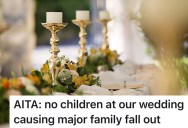 Family Demands Exception To “No Kids” Wedding Rule, But When Bride Sticks To Her Wishes, She Faces Unnecessary Drama