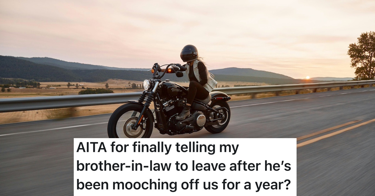 Source: Reddit/AITA, Unsplash/HarleyDavidson