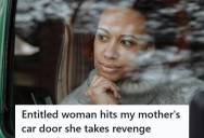 Woman Hit Her Car Door And Walked Away Without Apologizing, So She Slammed Her Own Door Into The Woman’s Car Repeatedly To Prove A Point