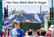 A Rude Customer Came Up To A Disney Ride Attendant And Tried To Get On Before Her Assigned Time, So He Repeatedly Told Her To Stand Aside And Stopped Every One Of Her Attempts