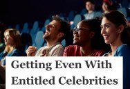 Entitled Celebrities Broke Cut The Line For A Movie, So This Guy And His Tall Brother Sat In Front Of Them To Block Their View