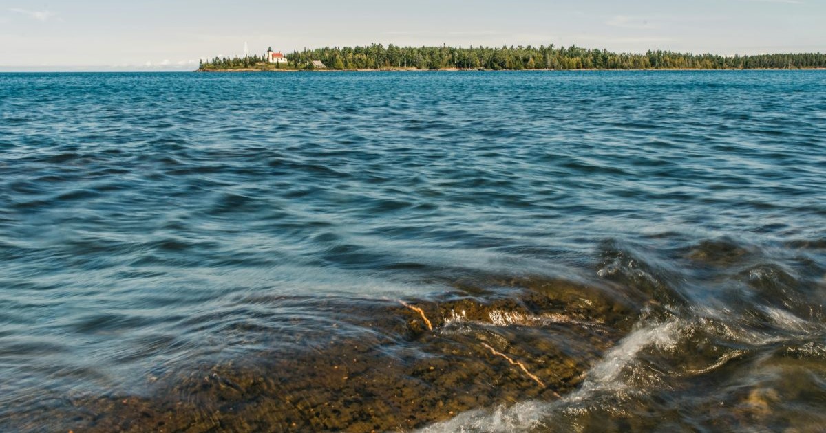 The shoe of Lake Michigan