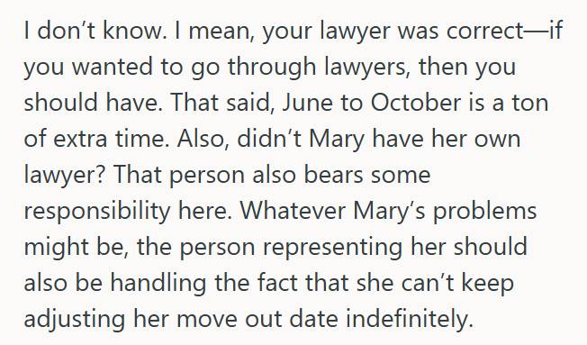 New House 2 Couple Agreed To Delay Moving Into Their New Home While The Seller Waited For Her Condo To Be Ready, But When Their Lease Ended And She Still Wasn’t Out, They Insisted She Leave