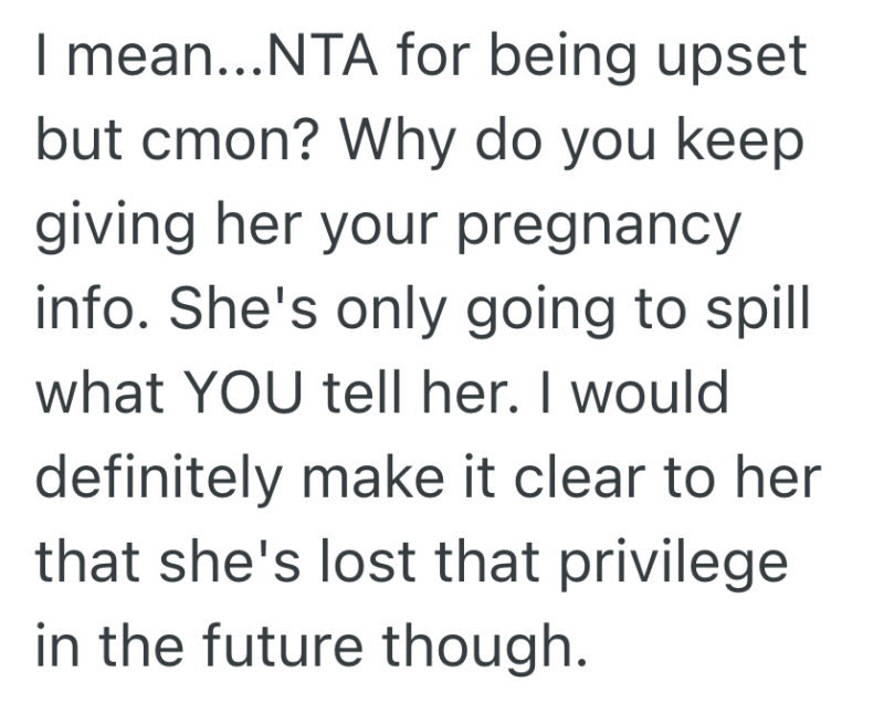 Screenshot 2025 02 25 at 3.35.05 PM e1740515746537 Woman Tells Her Mom Not To Tell Anyone That Shes Pregnant, But Her Mom Tells Everyone She Knows Anyway