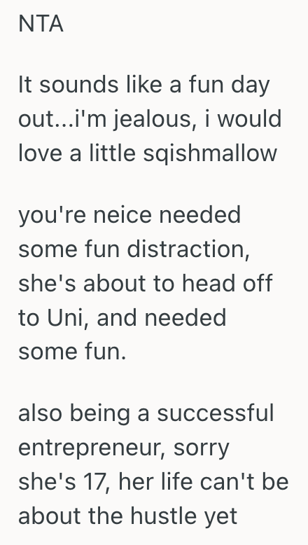 Screenshot 2025 02 25 at 4.04.48 PM Aunt Tried To Comfort Her Heartbroken Niece With A Day Of Fun, But Her Nieces Mother Accused Her Of Spoiling Her