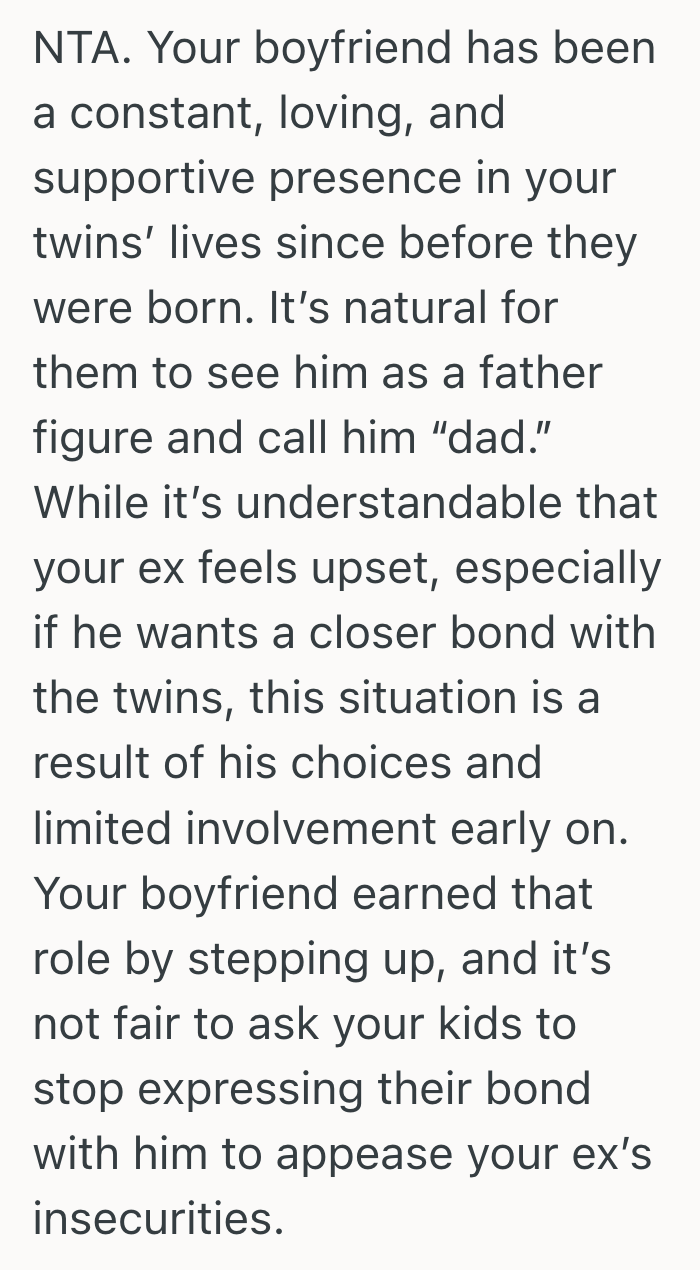 Screenshot 2025 02 25 at 5.28.01 PM Her Twins Called Her New Boyfriend Dad, So The Biological Father Had A Meltdown Over His Role In Their Lives