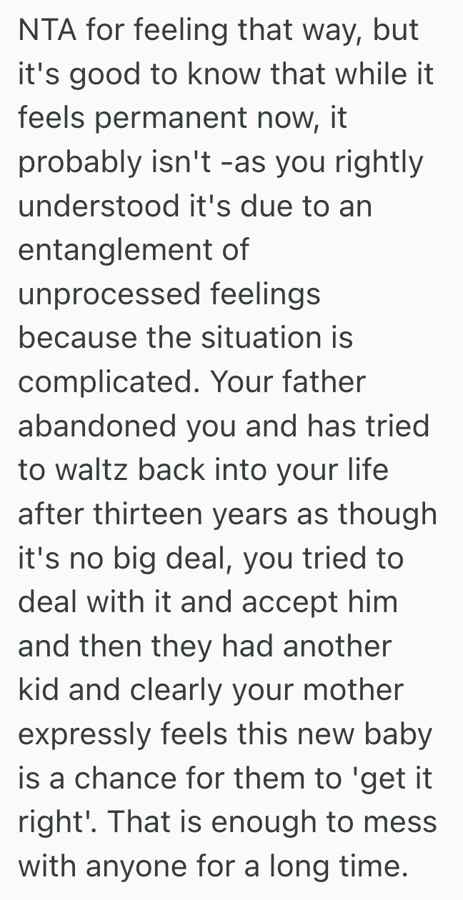 Screenshot 2025 02 25 at 5.43.06 PM Father Walked Out Of His First Childs Life, So When He Got Back With Their Mother To Have Another Child, It Left The Firstborn Feeling Like A Mistake