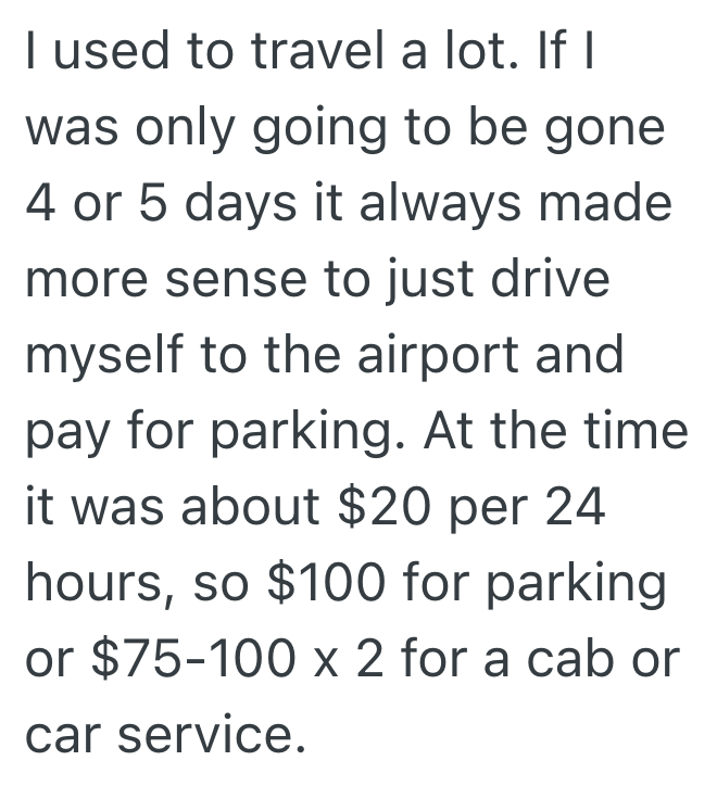 Screenshot 2025 02 27 at 10.09.54 AM Travelling Employee Uses A Car Service To Get To The Airport, But His New Boss Thinks Its Too Expensive. So He Details It All Out And Wins The Argument.