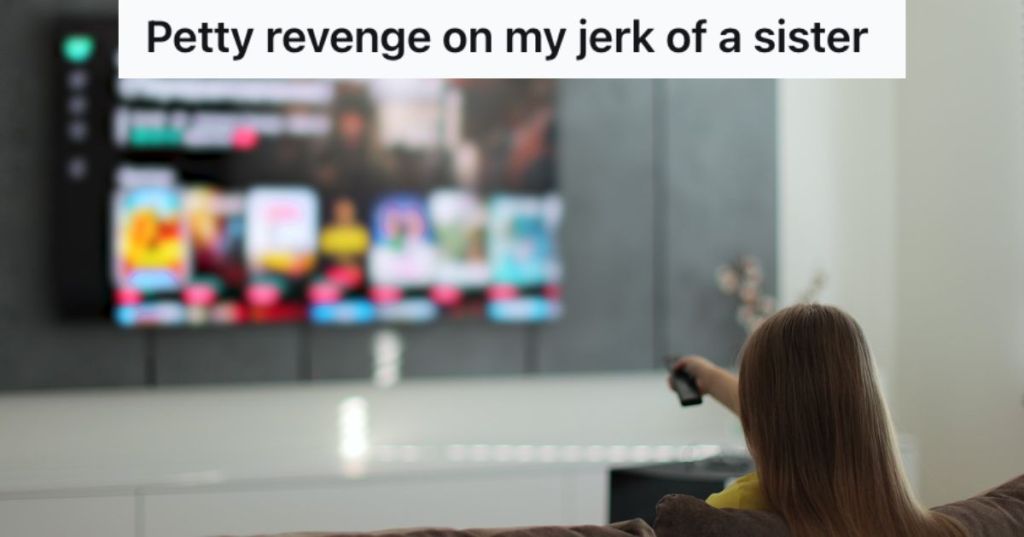 His Entitled Sister Is Being A Jerk To Everyone, So He Decided To Teach Her A Lesson By Messing Up Her TV Watching Experience