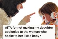 Little Girl Ruthlessly Called A Woman Out, But Instead Of Thinking Her Daughter Should Apologize, The Mom Thinks The Woman Should Make Amends Instead