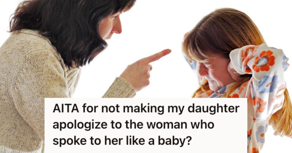 Little Girl Ruthlessly Called A Woman Out, But Instead Of Thinking Her Daughter Should Apologize, The Mom Thinks The Woman Should Make Amends Instead