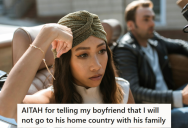 Her Horrible Boyfriend Promised To Visit Her Home Country With Her For Her Birthday, But At The Last Minute He Decided He Wanted To Go To His Country Instead