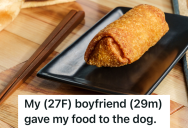 Her Boyfriend Ordered Chinese Food For Dinner, And Her Only Request Was One Eggroll. But When The Food Arrived, She Realized Just How Inconsiderate Her Boyfriend Was.