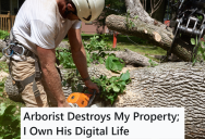 When This Homeowner Hired An Arborist To Remove A Tree That Had Blown On His Pool, He Was Upset To Find The Arborist Caused Extensive Damage And Set Out To Ruin His Digital Reputation