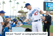 His Daughter’s Autographed Baseball Was Taken From Their Seat At The Game, So When He Saw Some Other Kids Playing With It He Demanded It Back