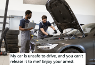 A Mechanic Tried To Tell This Savvy Car Enthusiast Their Automobile Needed Tons Of Unnecessary Work, So She Got It In Writing And Had Him Arrested For Scamming Customers