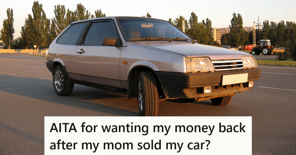 car driving on road at sunset