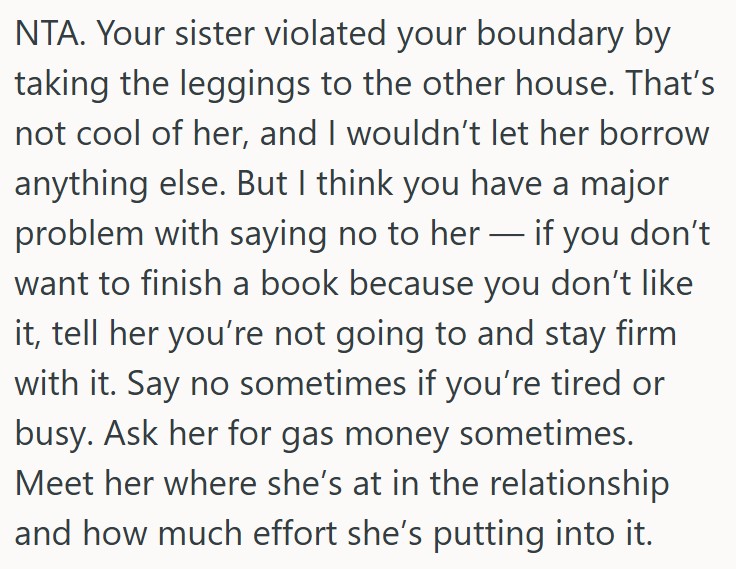 comment 1 71 Young Woman Told Her Sister That She Felt That Their Relationship Was One Sided, And Now The Sister Is Upset About It