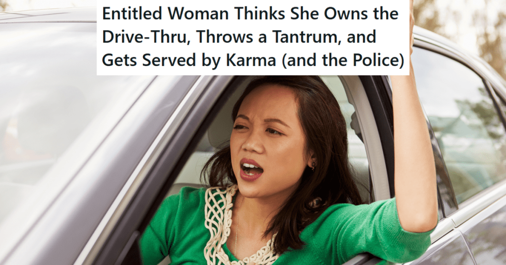 angry woman in car