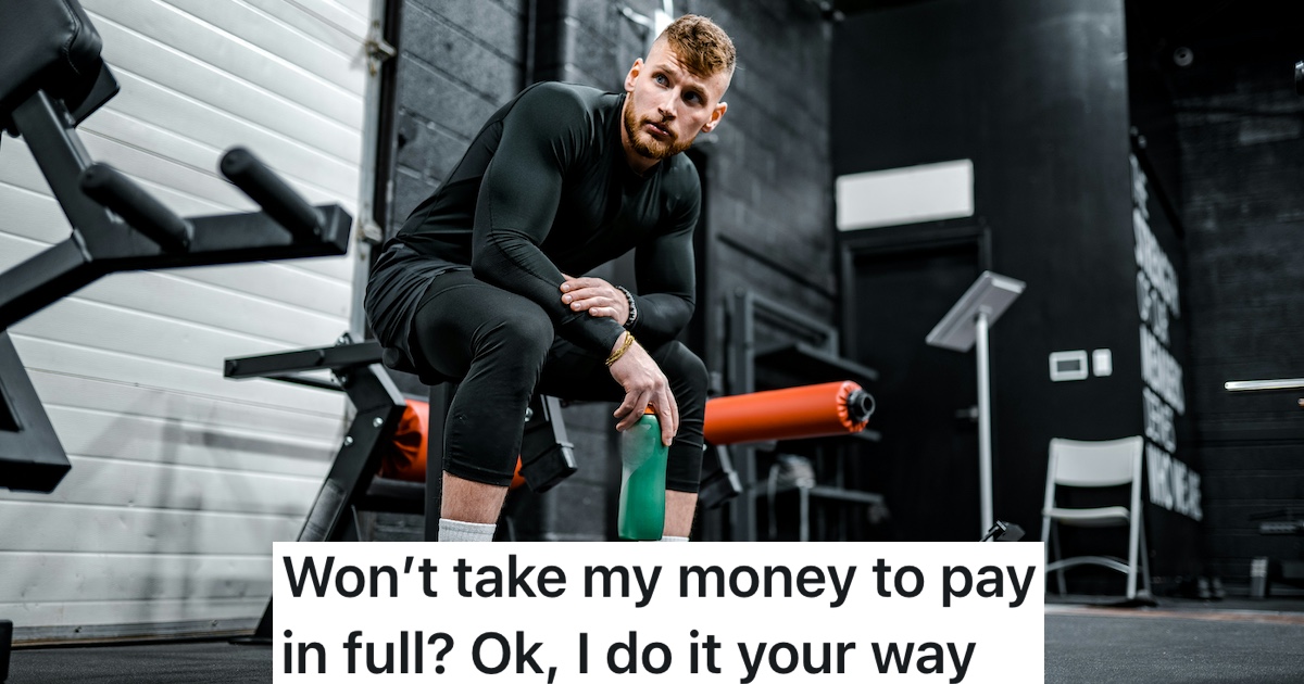 guy sitting on exercise machine