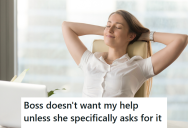 After His Boss Told Him To Just Do His Work And Not Offer Help Unless Asked, He Watched Her Struggle With Something He Could Have Easily Done Until She Got Fired