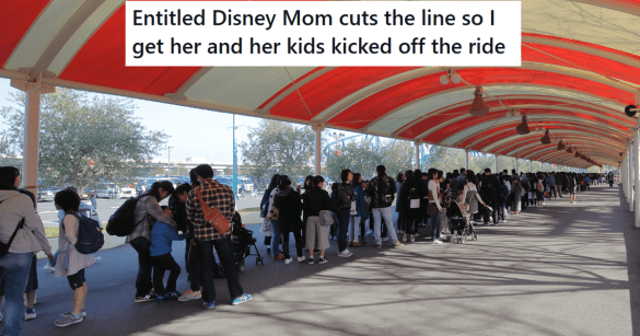 people standing in line