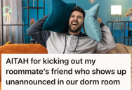 His Roommate’s Unexpected Guest Overstayed Her Welcome, So The Other Roommate Was Forced To Continue To Suffer Or Kick Her Out Himself