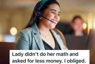 Customer Service Employee Has To Deal With Irate And Unreasonable Customer, But When The Customer Talks To The Supervisor She Actually Gets Less Money