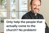 Cautious Elder Feared The Church Would Run Out Of Money From Their Charity Fund, But The Pastor Found A Way To Keep Helping People Anyway