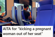 A Pregnant Woman Was In Her Seat On The Train, But She Stood Her Ground And Took It Back