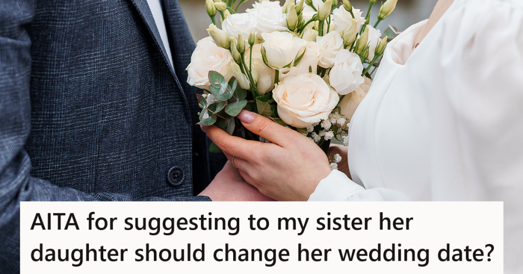 bride and groom with white flowers